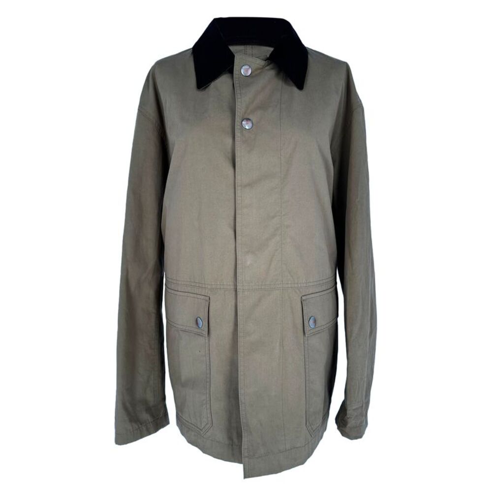 The Row Frank Utility Jacket with Pockets in Brown Cotton